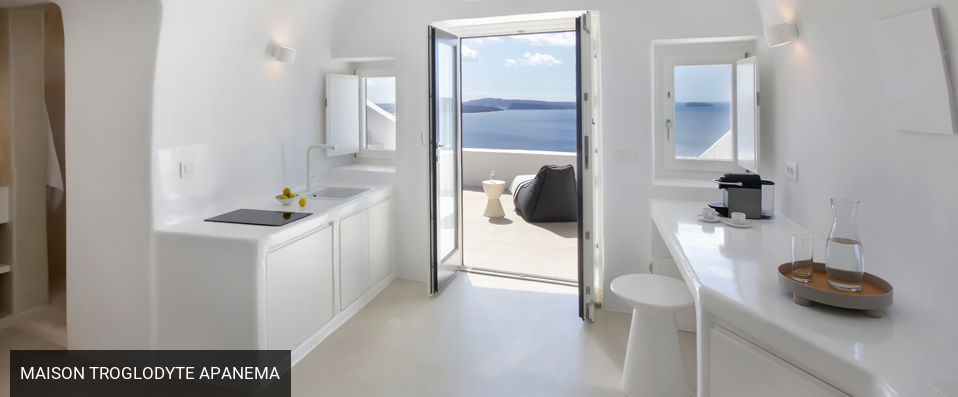 Apanema Cavehouses Santorini ★★★★ - Vivez l’hédonisme depuis un petit bout d’île immaculé à Santorin. - Santorin, Grèce