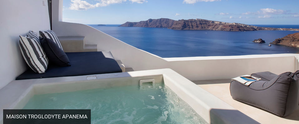 Apanema Cavehouses Santorini ★★★★ - Vivez l’hédonisme depuis un petit bout d’île immaculé à Santorin. - Santorin, Grèce