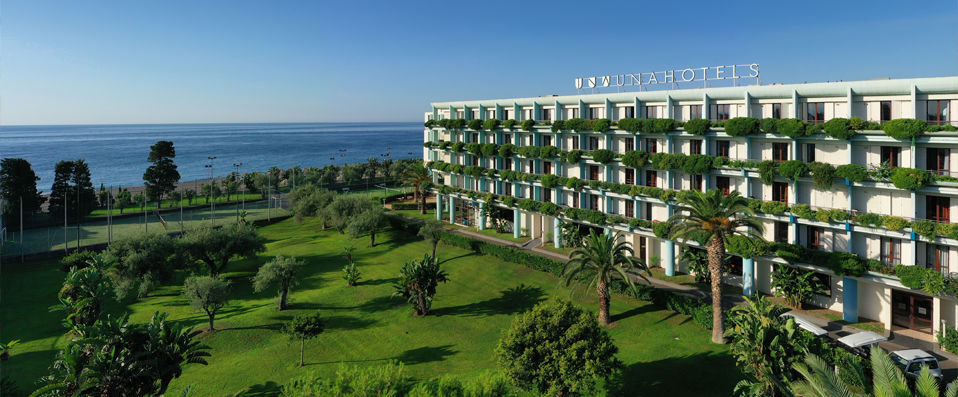 UNAHOTELS Naxos Beach Sicilia ★★★★ - Under the palm trees and by the sea in Sicily. - Sicily, Italy