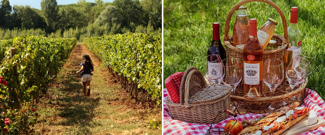 Château Saint-Roux - Se perdre dans les vignobles en séjournant dans un château provençal. - Var, France