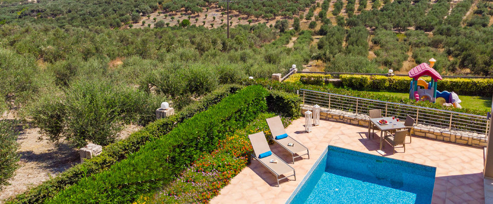 Carme Villas ★★★★★ - Serenity abounds among verdant olive groves. - Crete, Greece