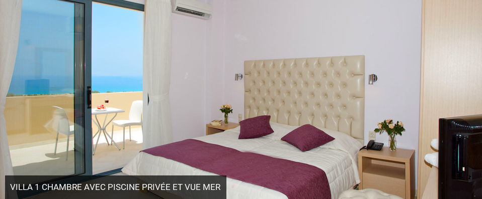 Carme Villas ★★★★★ - Luxe & vue spectaculaire dans un 5 étoiles en Crète. - Crète, Grèce