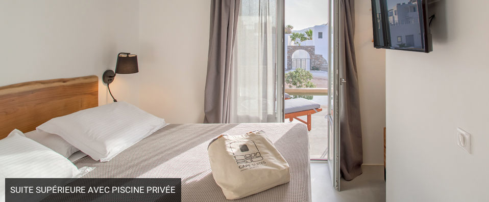 Paros Cape Suites - Une suite d’exception au bord d’une plage de Paros. - Paros, Grèce