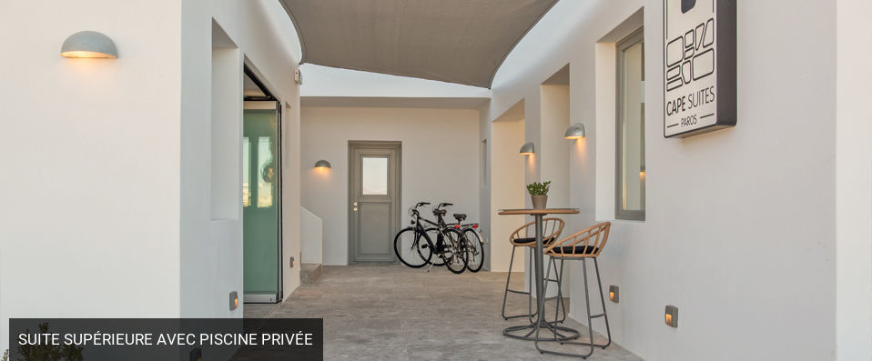Paros Cape Suites - Une suite d’exception au bord d’une plage de Paros. - Paros, Grèce