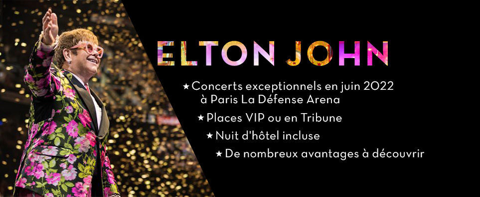 Expérience Elton John - Farewell - Yellow Brick Road : The Final Tour - Événement exceptionnel : ultime concert d’Elton John à Paris ! - Paris, France