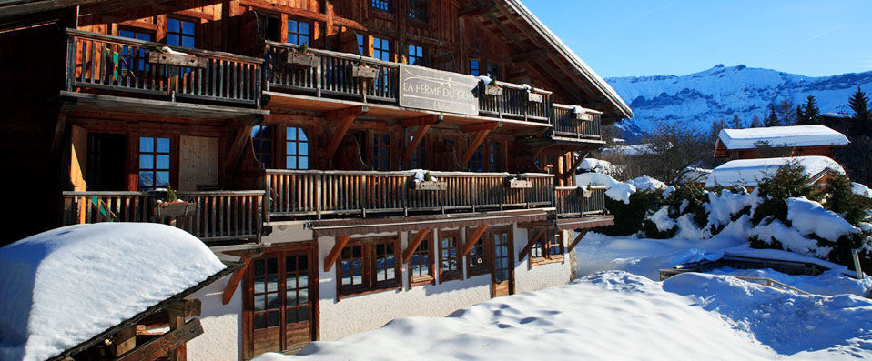 La Ferme du Golf - Charmes hivernaux et authenticité à Megève - Megève, France