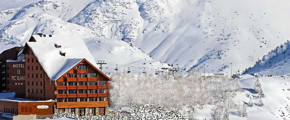 Hôtel Le Pic Blanc ★★★★ - Dernière minute - Quelques jours à la montagne dans un véritable chalet au confort parfait. - Alpe d'Huez, France