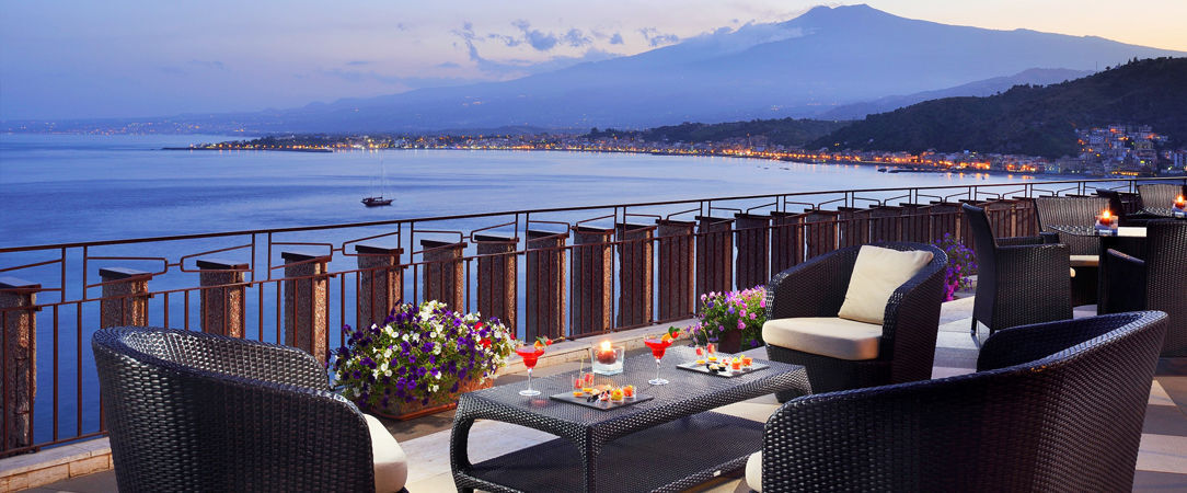 UNAHOTELS Capotaormina ★★★★ - Adresse d’exception aux vues extraordinaires sur l’Etna et la Méditerranée. - Sicile, Italie