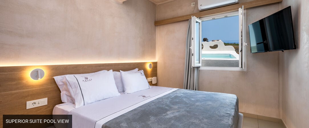 Aelia Luxury Suites - Breath-taking Santorini from a brand-new Cycladic suite. - Santorini, Greece