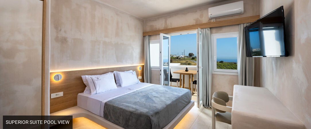 Aelia Luxury Suites - Breath-taking Santorini from a brand-new Cycladic suite. - Santorini, Greece