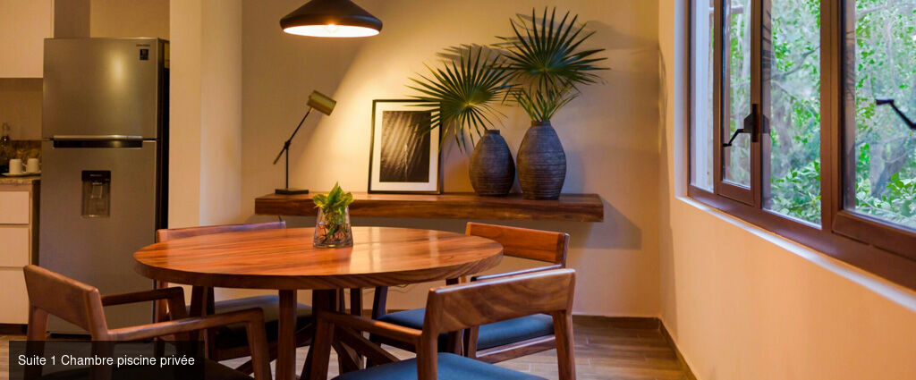 K'uyen Hotel boutique - Adults Only - Un voyage dans le calme et le luxe à Tulum, où votre suite élégante vous offre le plaisir d’une piscine privée. - Tulum, Mexique