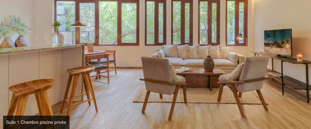 K'uyen Hotel boutique - Adults Only - Un voyage dans le calme et le luxe à Tulum, où votre suite élégante vous offre le plaisir d’une piscine privée. - Tulum, Mexique