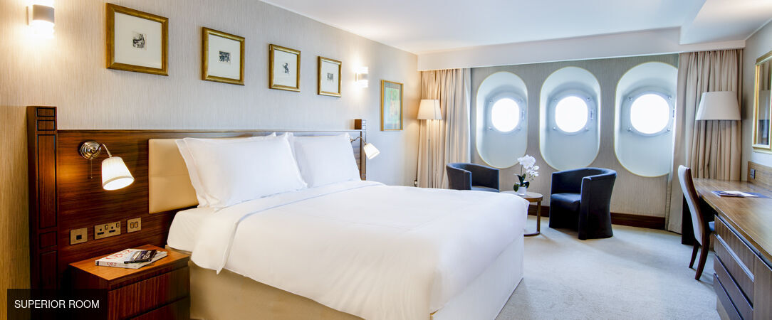 Queen Elizabeth 2 Hotel ★★★★ - Travel back in time on board of a majestic floating hotel. - Dubai, United Arab Emirates
