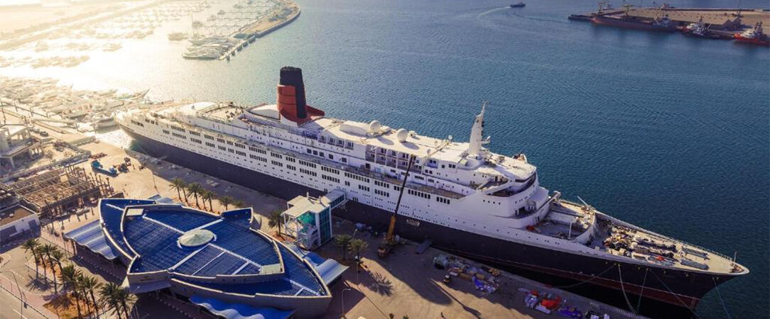 Queen Elizabeth 2 Hotel ★★★★ - Travel back in time on board of a majestic floating hotel. - Dubai, United Arab Emirates