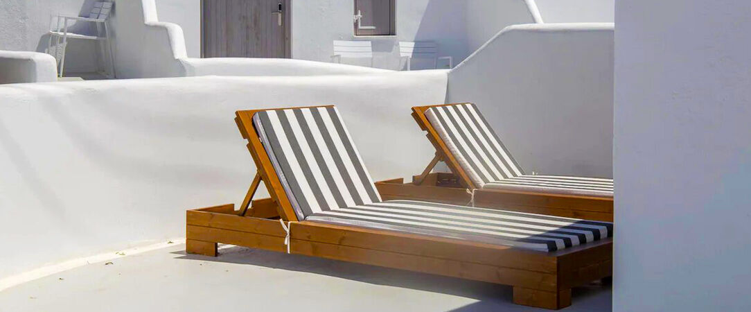 Akkadian Boutique Hotel Mykonos ★★★★★ - Adresse symbole de l’exil bleu & blanc sur l’île glamour des Cyclades. - Mykonos, Grèce