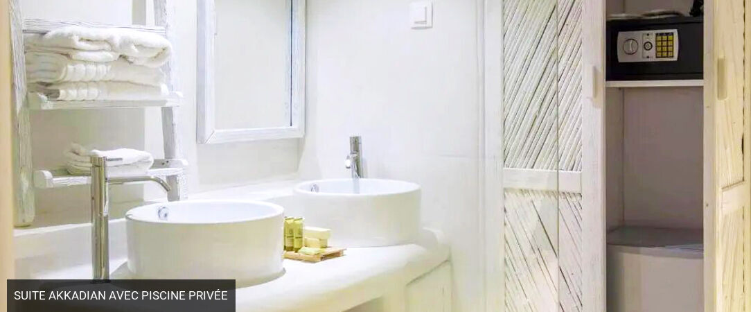 Akkadian Boutique Hotel Mykonos ★★★★★ - Adresse symbole de l’exil bleu & blanc sur l’île glamour des Cyclades. - Mykonos, Grèce
