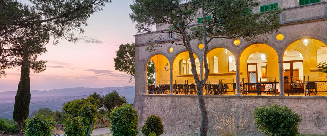 Santuari de Cura - An extraordinary hotel positioned on a mountain top ‘between heaven and Earth’. - Mallorca, Spain