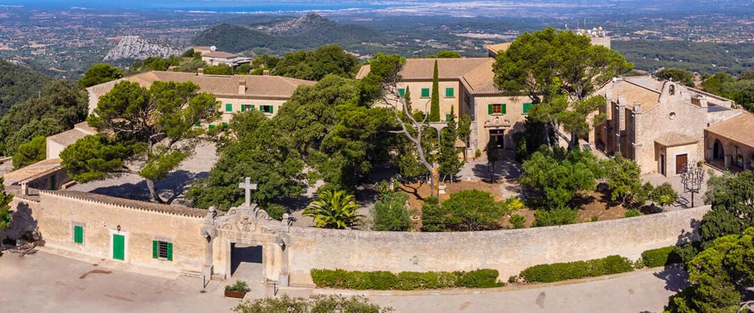 Santuari de Cura - An extraordinary hotel positioned on a mountain top ‘between heaven and Earth’. - Mallorca, Spain