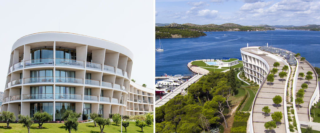 D-Resort Sibenik ★★★★ - Architecture insolite face aux eaux de l’Adriatique. - Sibenik, Croatie