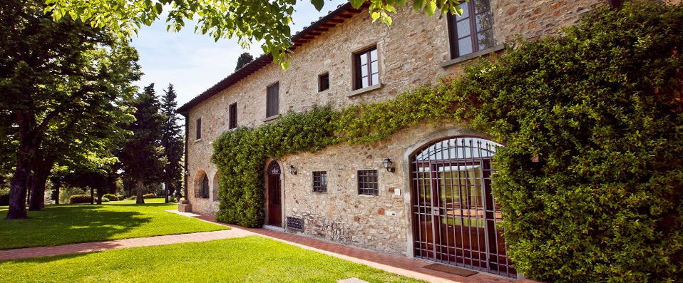 Fonte De' Medici - Paradis épicurien au cœur des vignobles du Chianti Classico. - Toscane, Italie