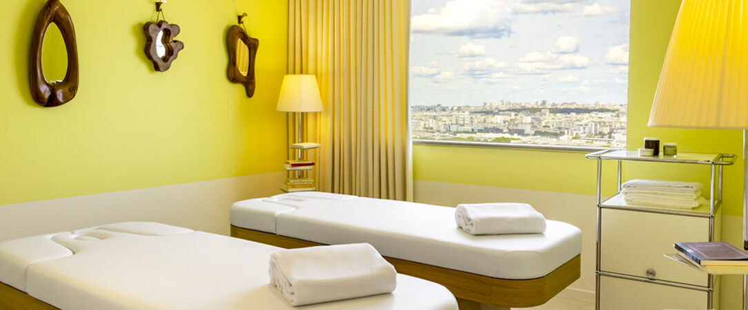 TOO Hotel ★★★★ - MGallery - A luxury hotel in the clouds looking towards the Eiffel Tower. - Paris, France