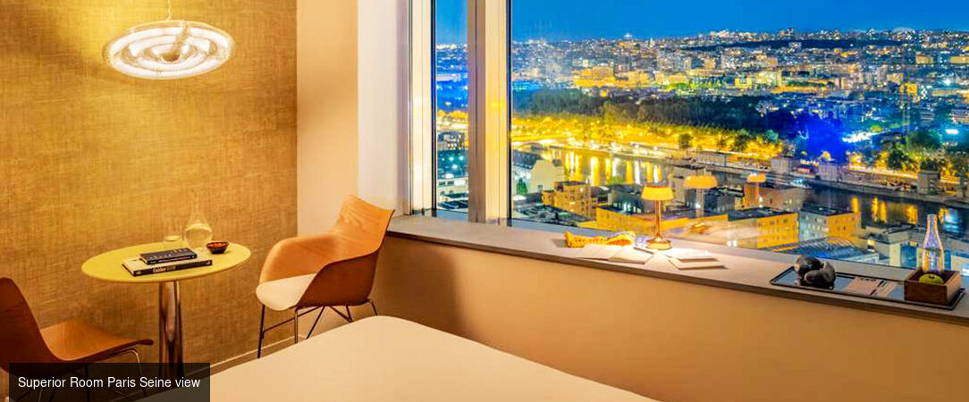 TOO Hotel ★★★★ - MGallery - A luxury hotel in the clouds looking towards the Eiffel Tower. - Paris, France