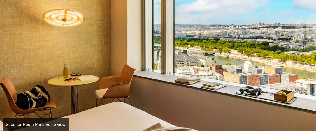 TOO Hotel ★★★★ - MGallery - A luxury hotel in the clouds looking towards the Eiffel Tower. - Paris, France