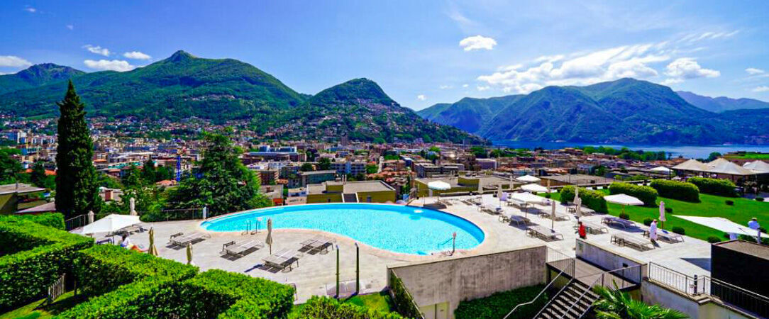 Villa Sassa Hotel ★★★★ - Un hôtel suspendu sur Lugano, taillé pour le bien-être - Lugano, Suisse