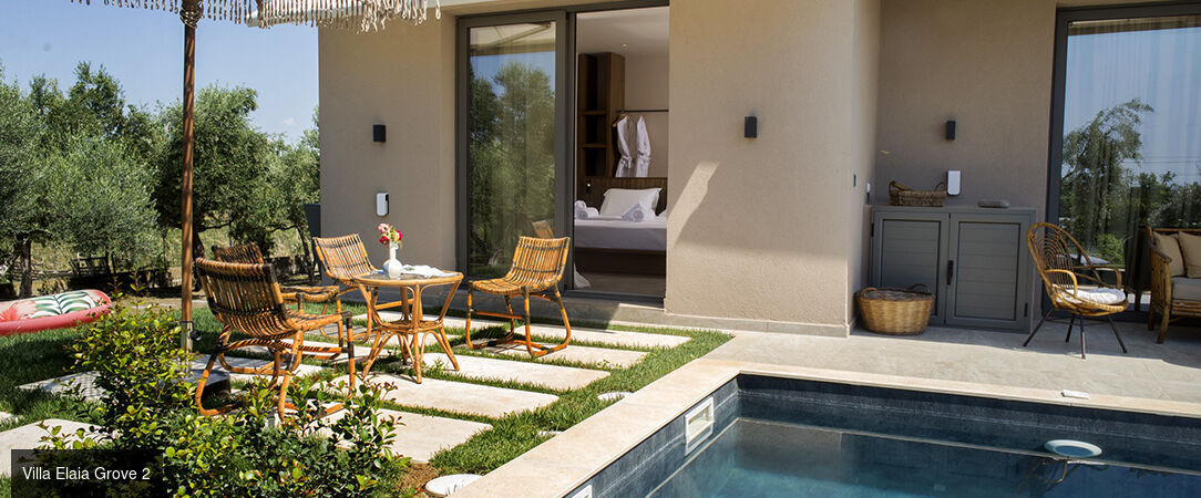 Elaia Grove - Dans le luxe d'une villa en pleine nature avec vue sur le Péloponnèse. - Kalamata, Grèce