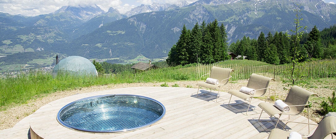 Whitepod Eco-Luxury Hotel - An eco-friendly oasis where nature meets luxury. - Canton of Valais, Switzerland