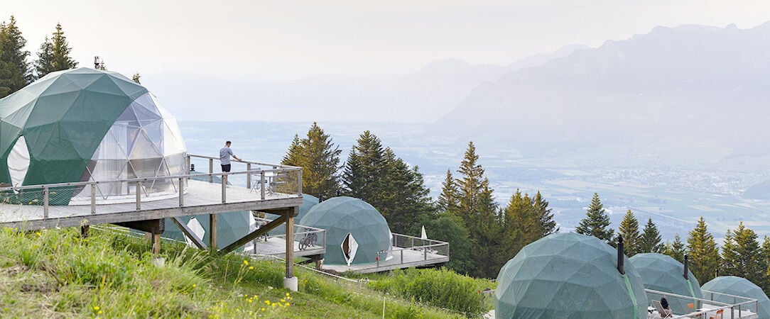 Whitepod Eco-Luxury Hotel - An eco-friendly oasis where nature meets luxury. - Canton of Valais, Switzerland