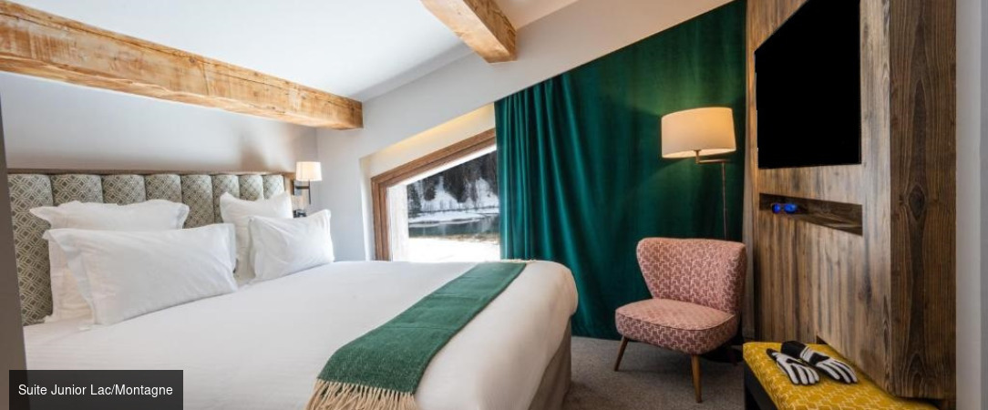 Hôtel Tetras Lodge by Les Etincelles ★★★★ - Une adresse design parfaite à Tignes pour vos vacances d’hiver. Disponibilités également pour l'été 2024. - Tignes les Brévières, France