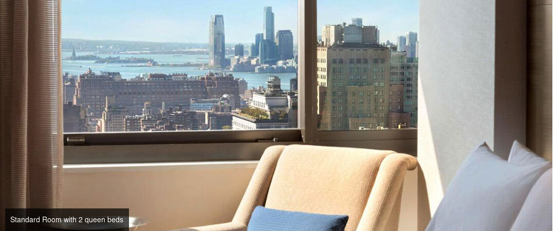 Hilton New York Times Square ★★★★ - A newly refurbished hotel soaring above Times Square in central Manhattan. - New York, United States