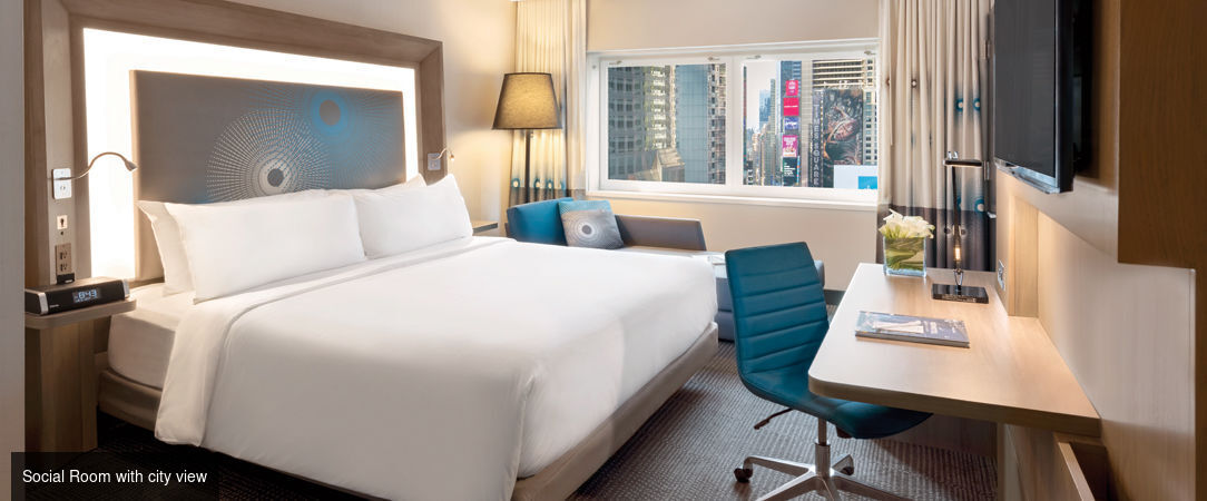 M Social Hotel Times Square New York ★★★★ - Experience the electricity of Times Square from a modern address. - New York, United States