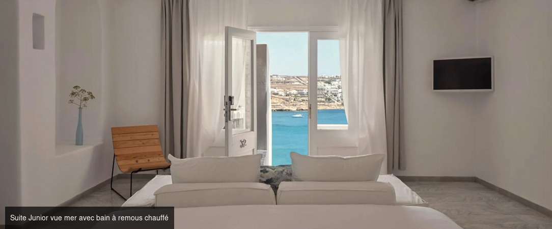 Mykonos Moments - Pietra e Mare ★★★★ - Design, quiétude & panorama céruléen à Mykonos. - Mykonos, Grèce