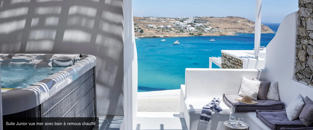 Mykonos Moments - Pietra e Mare ★★★★ - Design, quiétude & panorama céruléen à Mykonos. - Mykonos, Grèce