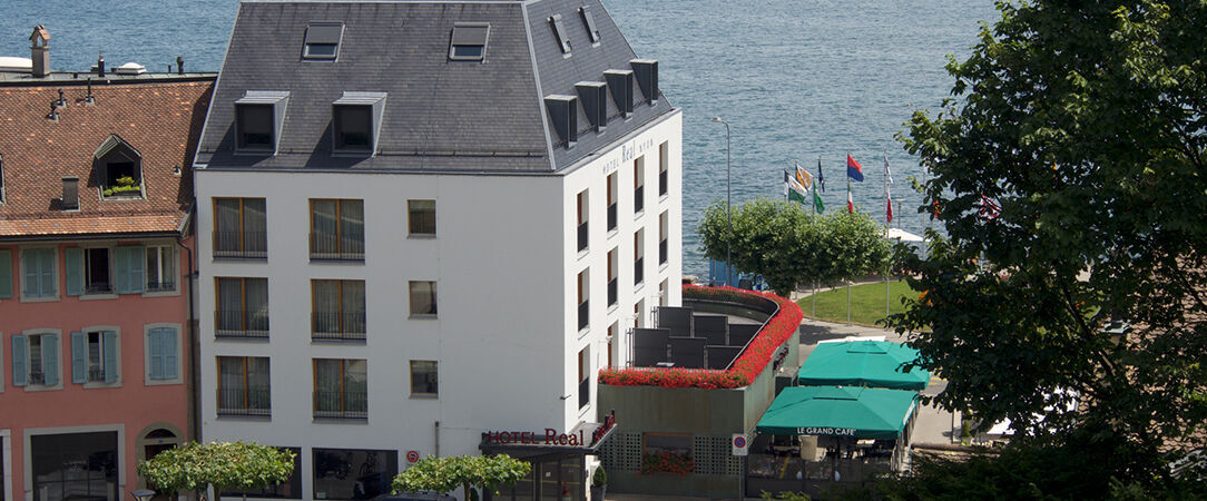 Hôtel Real Nyon ★★★★ - Vue imprenable sur les Alpes et le Mont-Blanc - Canton de Vaud, Suisse