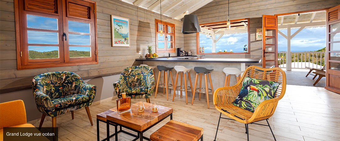 Hôtel Cap Cabaret Kreol'Lodge - Authenticité créole et vue infinie sur l'océan pour découvrir la Martinique en famille ou entre amis. - Martinique
