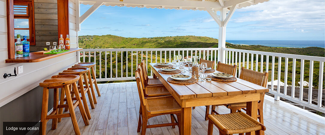 Hôtel Cap Cabaret Kreol'Lodge - Authenticité créole et vue infinie sur l'océan pour découvrir la Martinique en famille ou entre amis. - Martinique