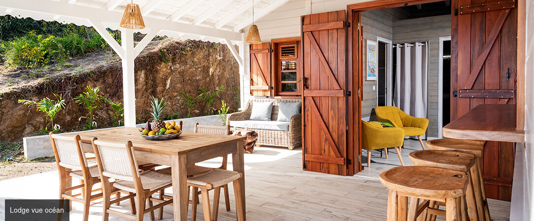 Hôtel Cap Cabaret Kreol'Lodge - Authenticité créole et vue infinie sur l'océan pour découvrir la Martinique en famille ou entre amis. - Martinique