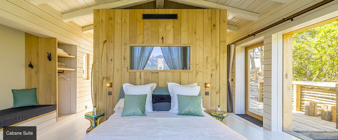 Domaine de Casanghjulina - An enchanting mountain getaway with luxury cabins overlooking the sea. - Corsica, France