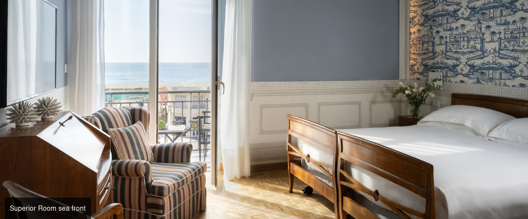 Palace Hotel Viareggio ★★★★ - A retro-chic hotel with magnificent sea views. - Tuscany, Italy