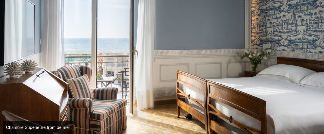 Palace Hotel Viareggio ★★★★ - Un hôtel raffiné en front de mer, à Viareggio, dans un style art déco. - Toscane, Italie