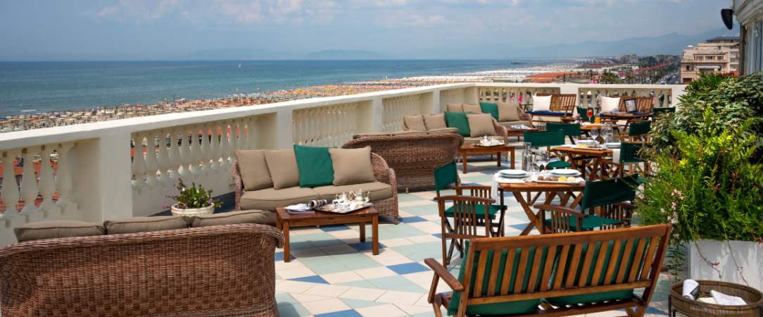 Palace Hotel Viareggio ★★★★ - Un hôtel raffiné en front de mer, à Viareggio, dans un style art déco. - Toscane, Italie
