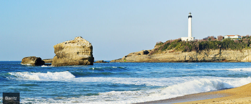 Hôtel Plaza Biarritz Plage, Handwritten Collection ★★★★ - Dernière minute - Escapade face à la mer dans cette adresse fraîchement rénovée. - Biarritz, France