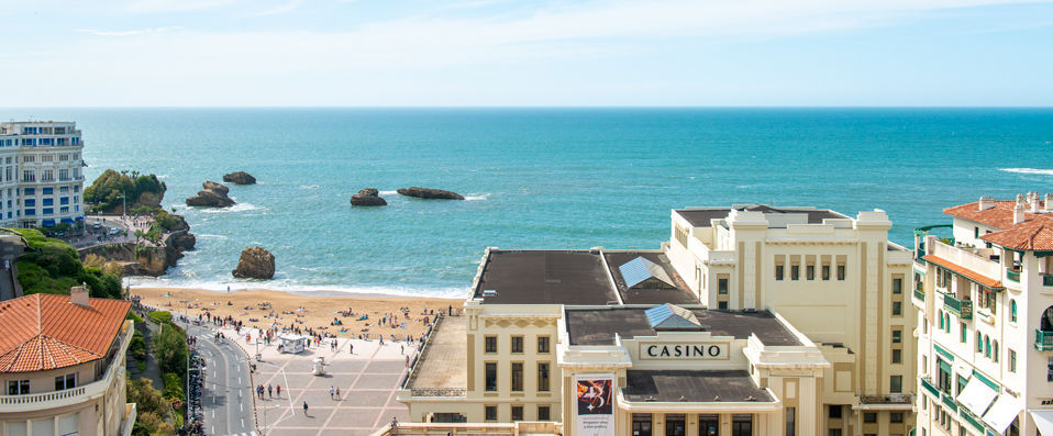 Hôtel Plaza Biarritz Plage, Handwritten Collection ★★★★ - Dernière minute - Escapade face à la mer dans cette adresse fraîchement rénovée. - Biarritz, France