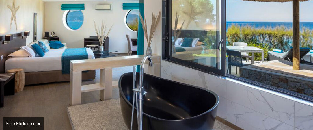 Hotel Le Ruesco - Hôtel boutique de charme en Corse sur les eaux turquoise de la somptueuse plage d’Olmeto. - Corse, France
