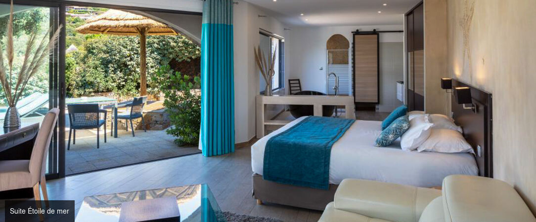 Hotel Le Ruesco - Hôtel boutique de charme en Corse sur les eaux turquoise de la somptueuse plage d’Olmeto. - Corse, France