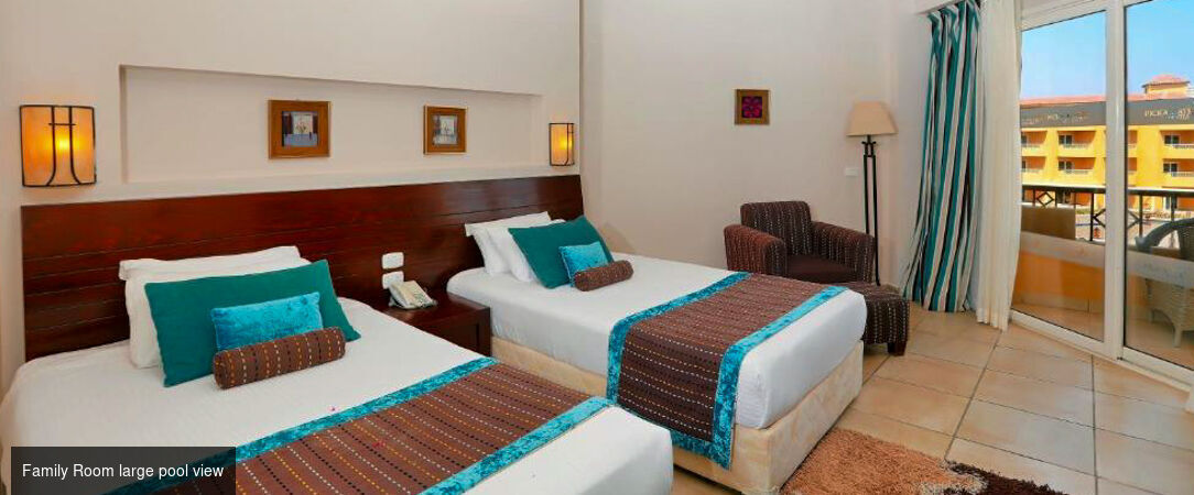 Amwaj Beach Club Abu Soma ★★★★ - Détente en famille et en All Inclusive à Hurghada avec plage privée sur la mer Rouge. - Hurghada, Égypte