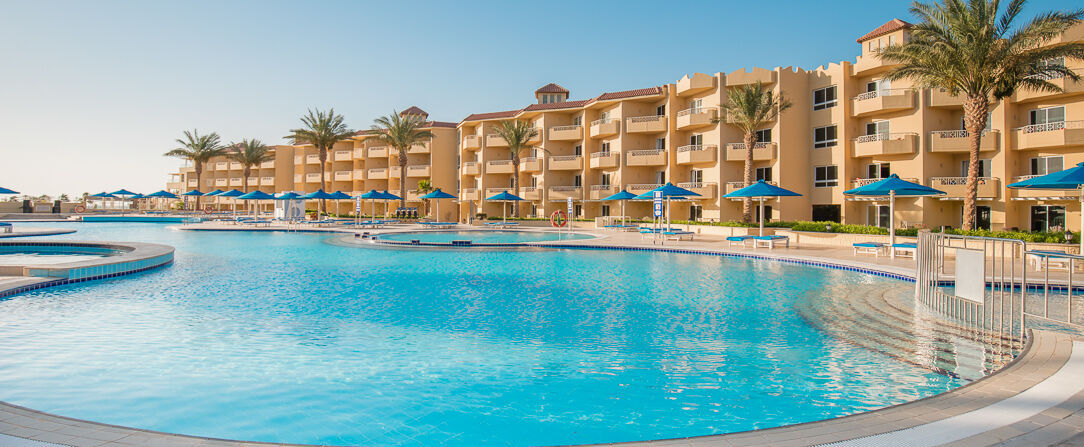 Amwaj Beach Club Abu Soma ★★★★★ - Détente en famille et en All Inclusive à Hurghada avec plage privée sur la mer Rouge. - Hurghada, Égypte